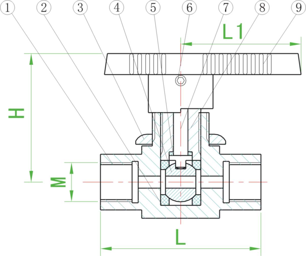 Q11SAF內螺紋球閥
